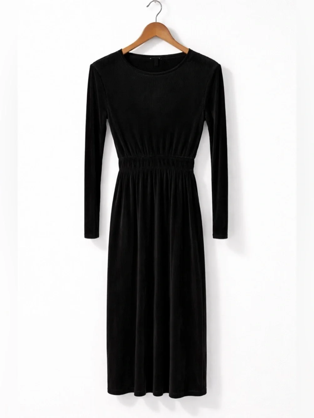 ribbed midi dress zara Zara Rib Knit Bandeau Midi Dress Womens Small Brown Strapless Bodycon